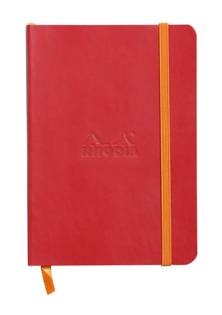 Rhodia Softcover Notebook - Medium - Poppy - Dotted